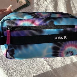 Hurley large tie dye makeup bag